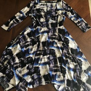 Vera Wang asymmetrical dress